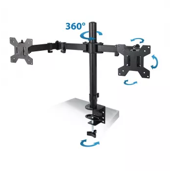 Esperanza ERW018 supporto da tavolo per due monitor 10-27