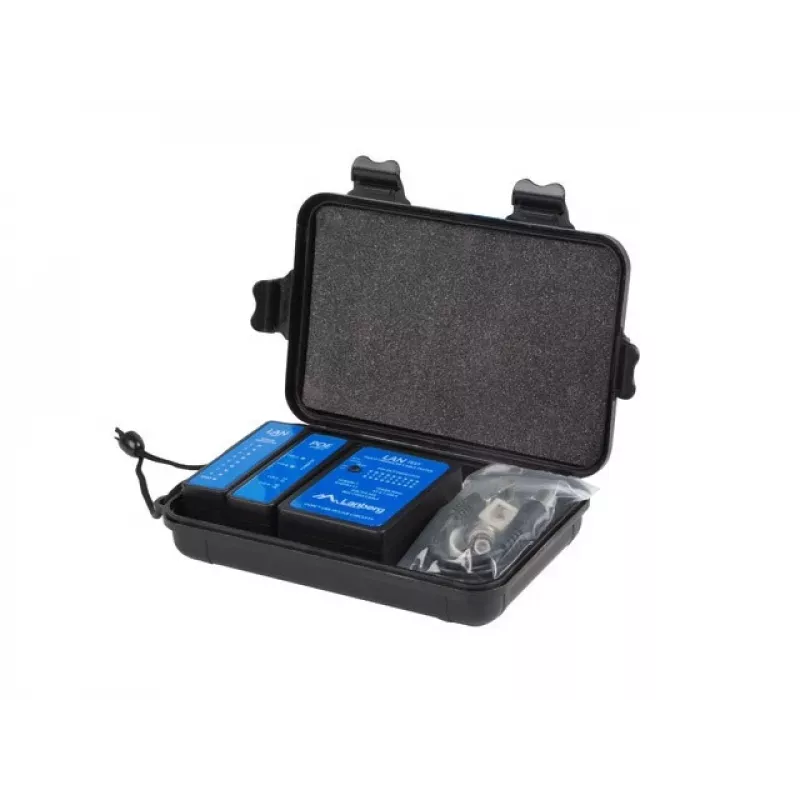 Tester per cavi di rete Lanberg NT-0404 tester PoE nero blu