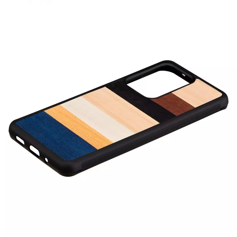 Custodia per cellulare Man and Wood per Samsung Galaxy S20 Ultra — nero