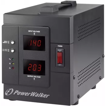 PowerWalker AVR 2000 SIV FR regolatore di tensione 2 uscite AC 110 - 280 V nero