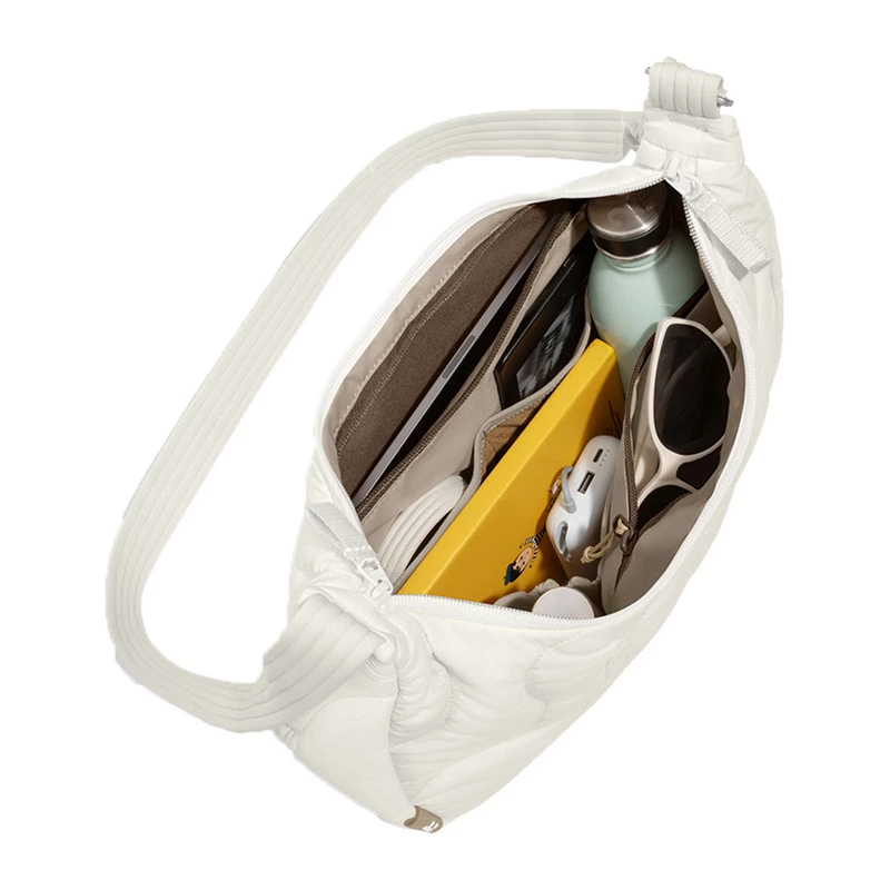 Borsa a tracolla Tomtoc Terra-T34 Puffy Snowberg – borsa compatta e protettiva per l'essenziale