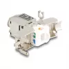 DeLOCK 88198 Connettore per cavo di rete LSA a LSA, Cat.6A STP, senza attrezzi, argento