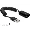 Cavo USB DeLOCK 83163 0,6 m USB 2.0 A-A nero