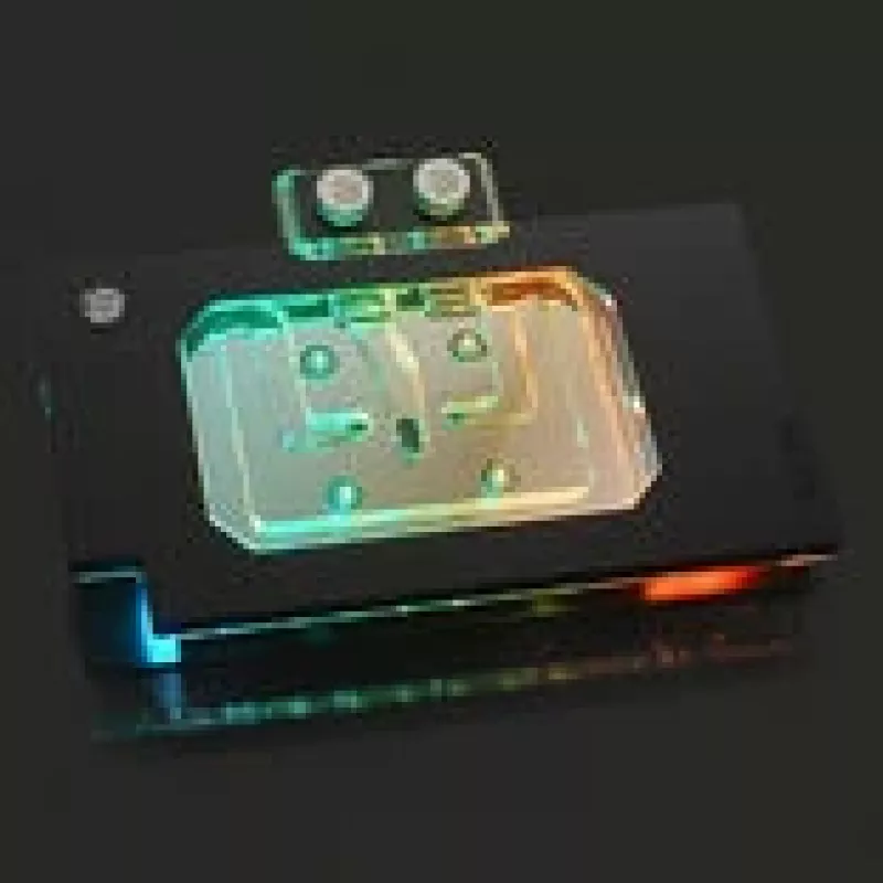 Waterblock BitsPower NEBULA V2 TUF Gaming RTX 5090, ARGB, acrilico, nero