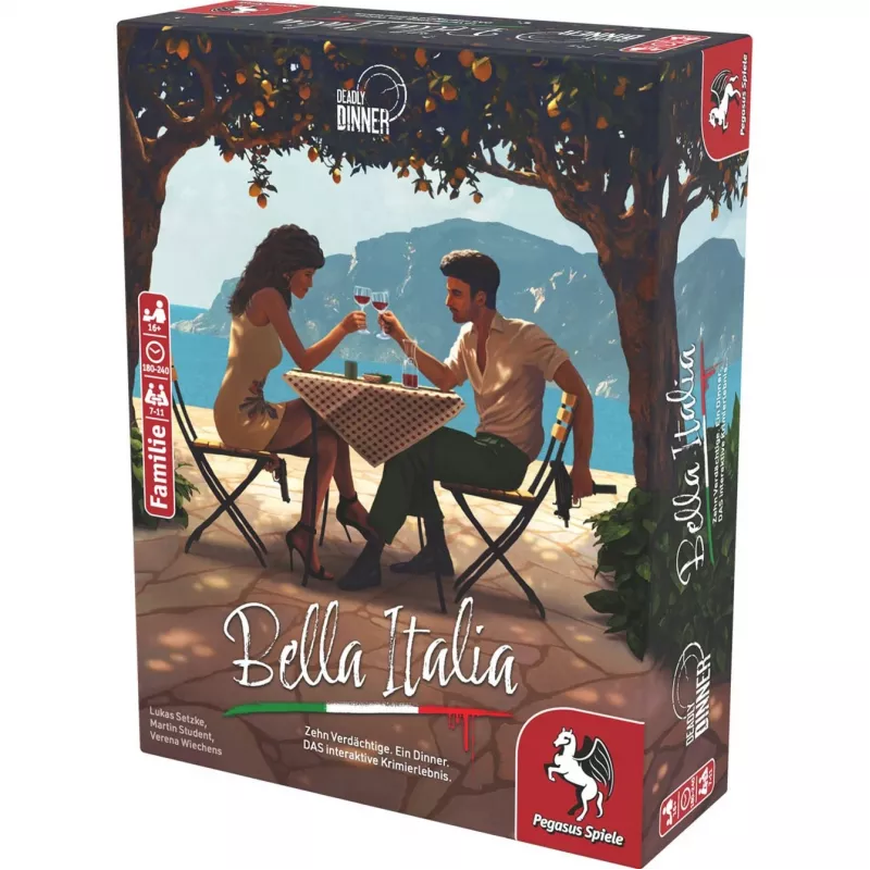 Deadly Dinner - Bella Italia, gioco da tavolo