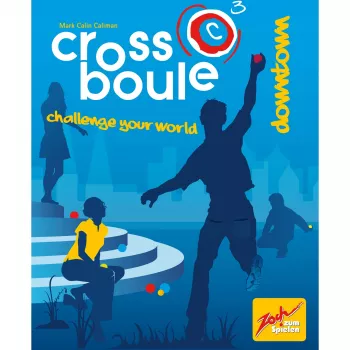 Crossboule Set Downtown, gioco di abilità blu/rosso