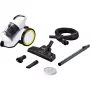Aspirapolvere a cilindro Karcher VC 3 — aspirapolvere a secco per la casa, 700 W, 0,9 L senza sacchetto, HEPA 13, tubo telescopico, tubo flessibile 1,5 m