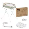 Vasca da bagno per neonati neno LUCY STAND pieghevole con supporto, rettangolare, 1 ripiano, portata max 30 kg, bianco