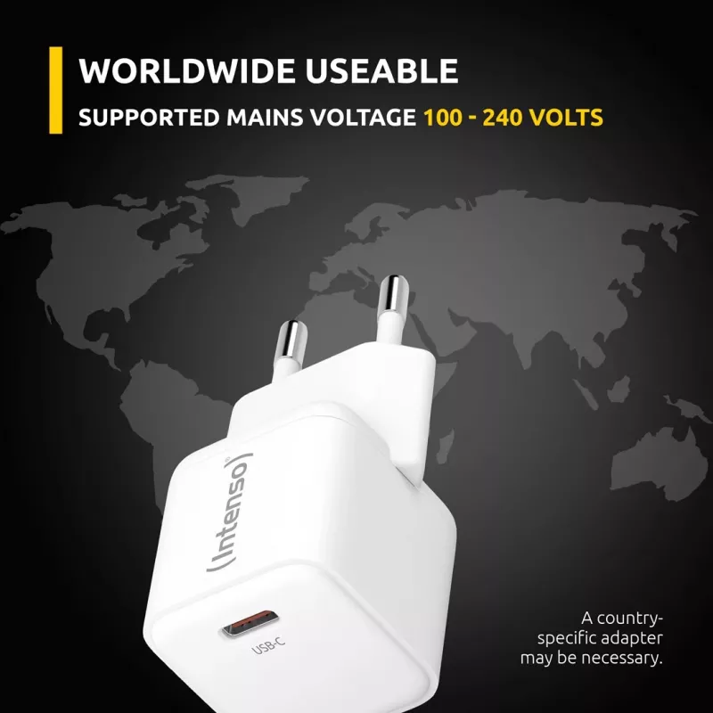 Caricabatterie mobile Intenso 7803052 universale AC ricarica rapida 20V