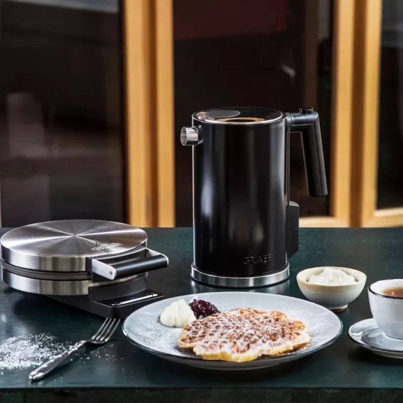 Graef WA 80 piastra per waffle, 900 W, argento