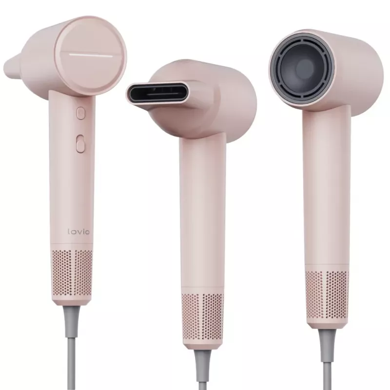 Asciugacapelli Lovio LVHD001PK con ionizzazione e tecnologia AirFlow