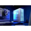 Case PC LOGIC Dart Pro Midi ARGB bianco — Midi Tower, ATX, 456×200×385 mm, GPU max 34 cm, altezza dissipatore CPU 155 mm, 3x120mm anteriore + 1x120mm posteriore, USB 3.0 x2, USB-C x1