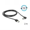 Cavo USB DeLOCK 85557 USB 2.0 2 m nero