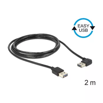 Cavo USB DeLOCK 85557 USB 2.0 2 m nero