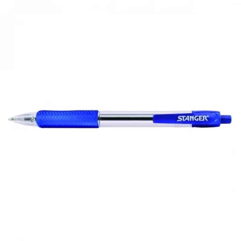 STANGER penna a sfera 1.0 Softgrip retrattile, blu, 1 pz. 18000300038
