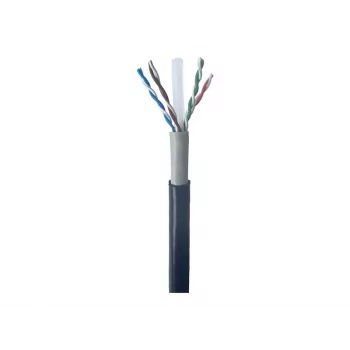 Gembird CAT6 UTP cavo LAN esterno massiccio 305 m nero