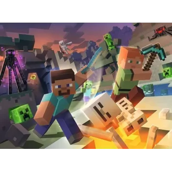 Ravensburger Minecraft 100 pezzi puzzle videogioco