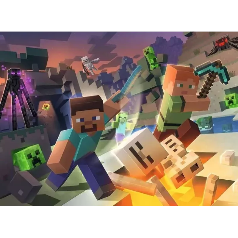 Ravensburger Minecraft 100 pezzi puzzle videogioco
