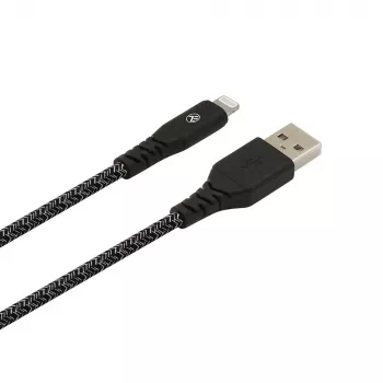 Cavo dati USB a Lightning Tellur TLL155481 2,4 A 1 m nylon nero