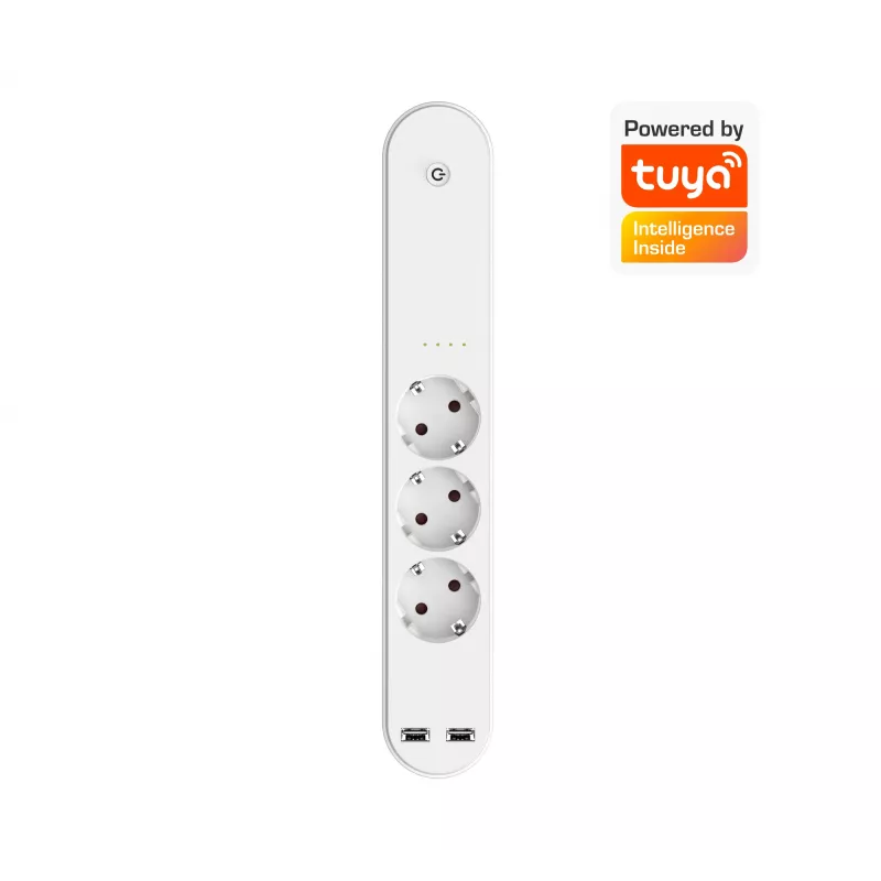 Ciabatta smart Denver SHP-310U 3 uscite AC tipo F 3680 W