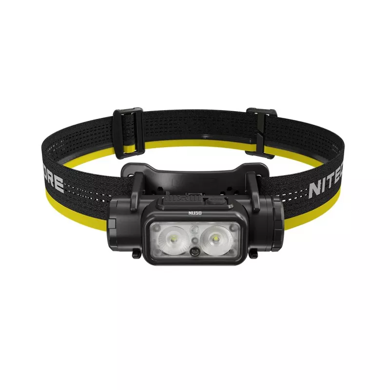 Torcia frontale Nitecore NU50 nero giallo LED impermeabile antiurto