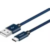 Cavo YENKEE YCU 301 BE USB-A 2.0/USB-C 1m lilla
