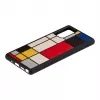 Custodia protettiva in legno Man and Wood Galaxy Note 20 Mondrian Wood nero