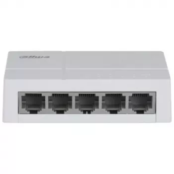 Dahua Technology switch di rete PoE DH-SF1005L unmanaged Fast Ethernet (10/100) Power over Ethernet (PoE) desktop grigio chiaro
