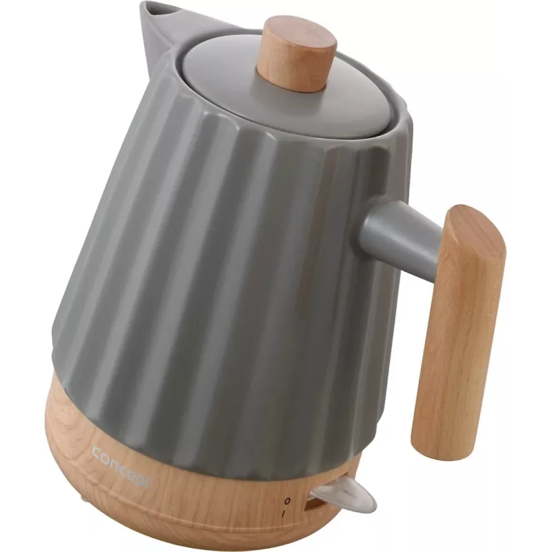 Concept RK0092 bollitore in ceramica 1,5 l grigio scuro