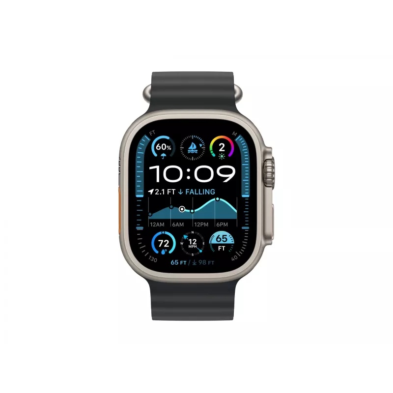 Apple Watch Ultra 2 GPS + Cellular 49mm cassa in titanio nero con nero