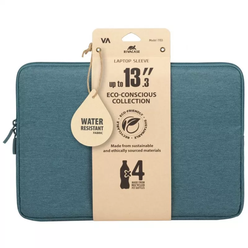 Custodia sleeve Rivacase Suzuka 7703 35,6 cm aqua