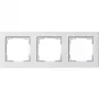 Placca di copertura Gira E2 bianco – termoplastica, design senza viti, 80,8×223,4×9,3 mm
