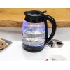 Lafe Essential XL CEG016 bollitore elettrico in vetro, 2 l, 2200 W, nero