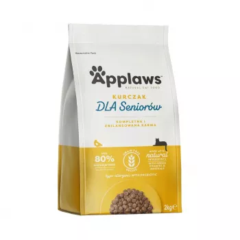 Cibo secco per gatti Applaws Senior Chicken — senza cereali / senza glutine 2 kg busta, 36,5% proteine, per gatti anziani