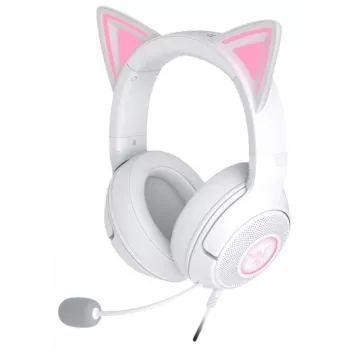 Headset Razer Kraken Kitty V2 Wired USB Type-A bianco — circumaurale, archetto, 20–20000 Hz, cavo 2 m