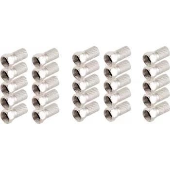 Connettore F ShiverPeaks 85010-R-SET25, connettore a vite, set da 25 pezzi
