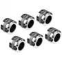 Connettore Alphacool Eiszapfen Pro per tubo rigido 16 mm raccordo G1/4, confezione da 6 - cromato