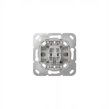 Pulsante a bilanciere (impulso) Gira 315000 con contatto di chiusura e inserto conduttore N