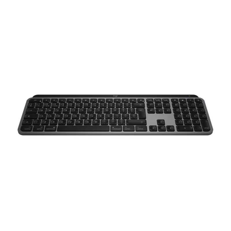 Logitech MX Keys S for Mac tastiera ufficio RF Wireless + Bluetooth QWERTZ tedesco alluminio bianco