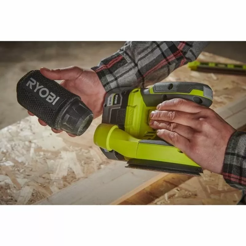 Ryobi RROS18-0 ONE+ 18 V levigatrice orbitale a batteria, 125 mm, solo