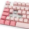 Tastiera Ducky One 3 TKL Gossamer Pink Gaming USB tedesco rosa, bianco