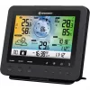 Bresser 7002580 Weather Center 5-in-1 stazione meteo digitale Wi-Fi con sensore professionale, display da 5,7″, alimentazione di rete, nera