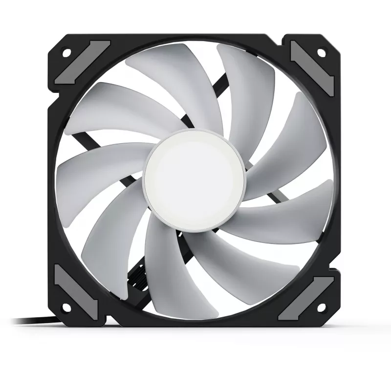 SHARKOON SHARK Mirror RGB PWM 120 mm ventola per case, 1500 RPM, nero
