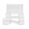 Set scrivania KUBA + elemento di estensione, bianco