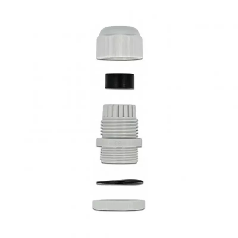 Pressacavo DeLOCK 60223 grigio plastica 10 pz.