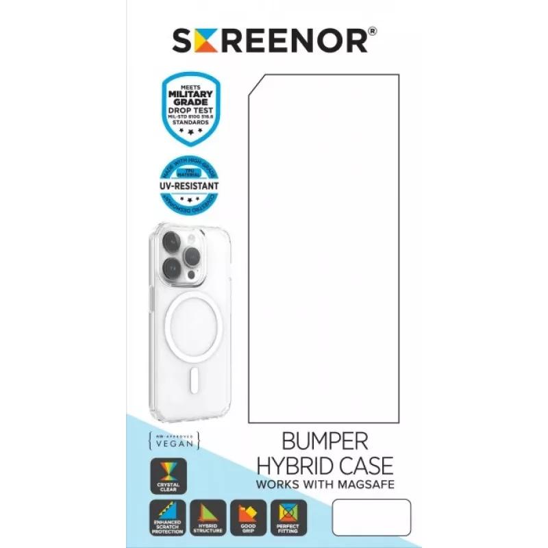Screenor Bumper iPhone 17 Air MagSafe trasparente