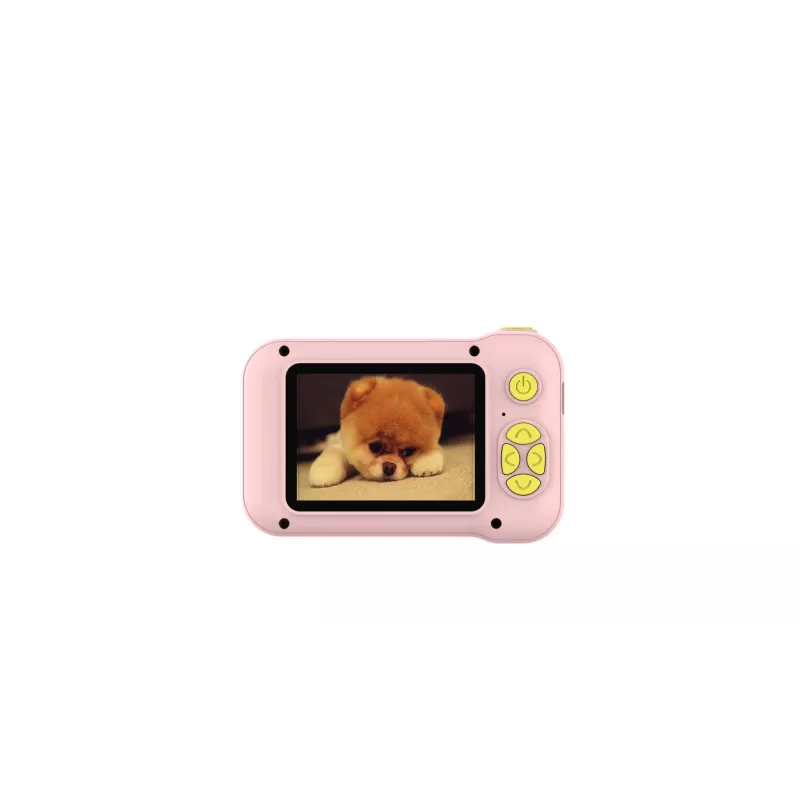 Fotocamera digitale per bambini Denver KCA-1351RO 12MP rosa giallo