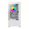 Case per computer DarkFlash C365 (bianco) con 5 ventole