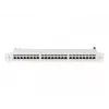 Pannello di permutazione Lanberg PPS7-1024-S da 19 pollici 1U, 24 porte, Cat7, FTP schermato, grigio