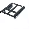 Staffa di montaggio ultron interna 2x2.5 SSD/HDD metallo nero (377215)